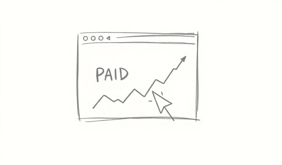 Paid Media & Paid Ads sketch illustration