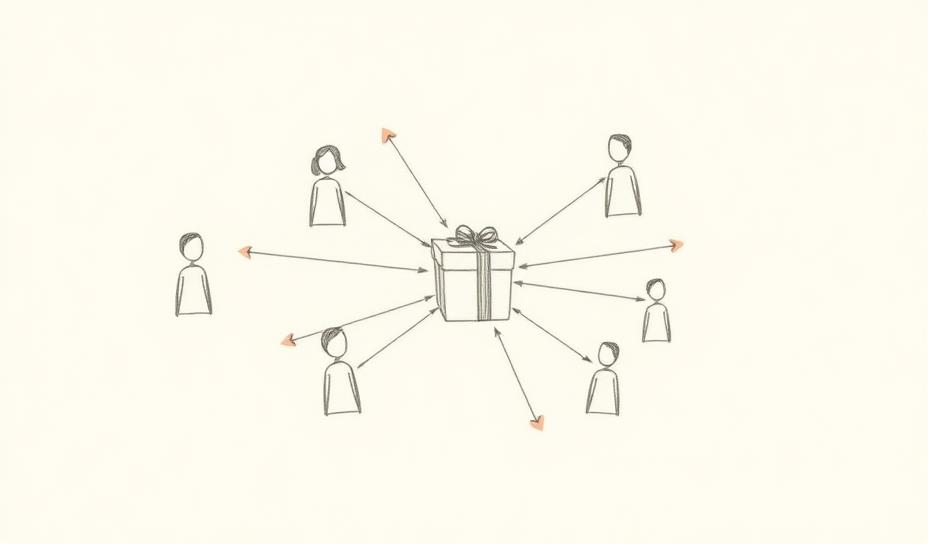 Referral & Ambassador Programs sketch illustration
