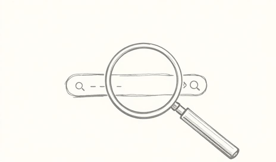 SEO — Search Engine Optimization sketch illustration